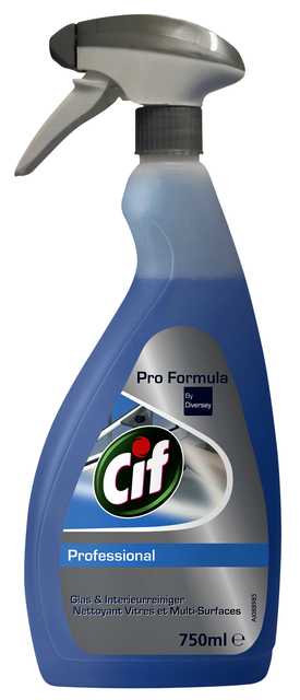 Glas- en interieurreiniger Cif professional spray 750ml