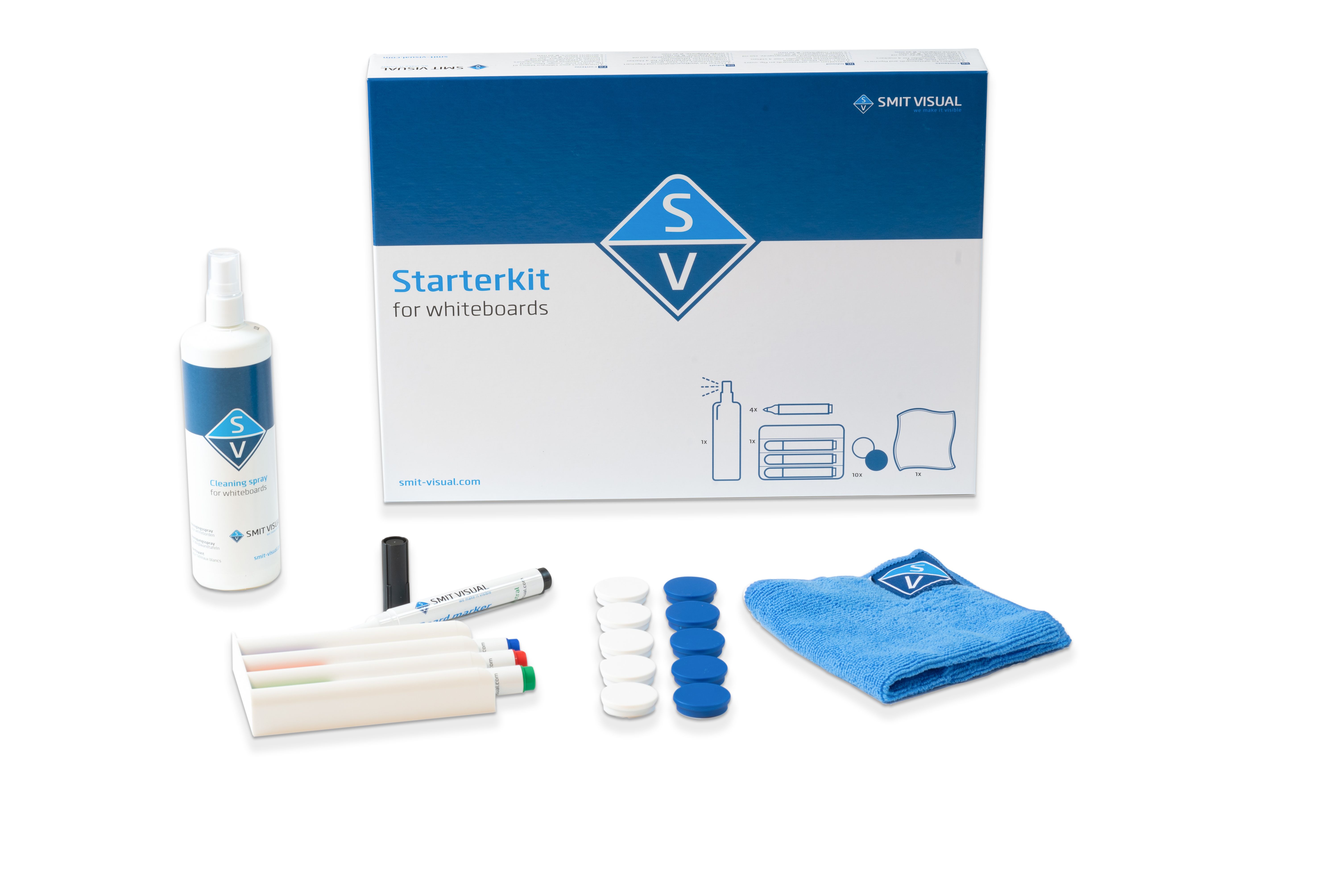 Starterkit Universeel voor whiteboards