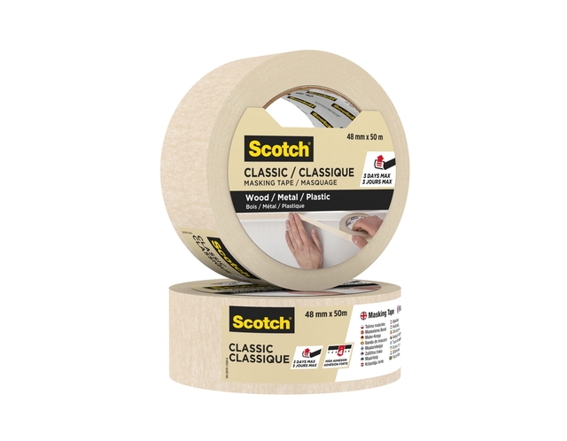 Afplaktape Scotch Classic 48mmx50m beige