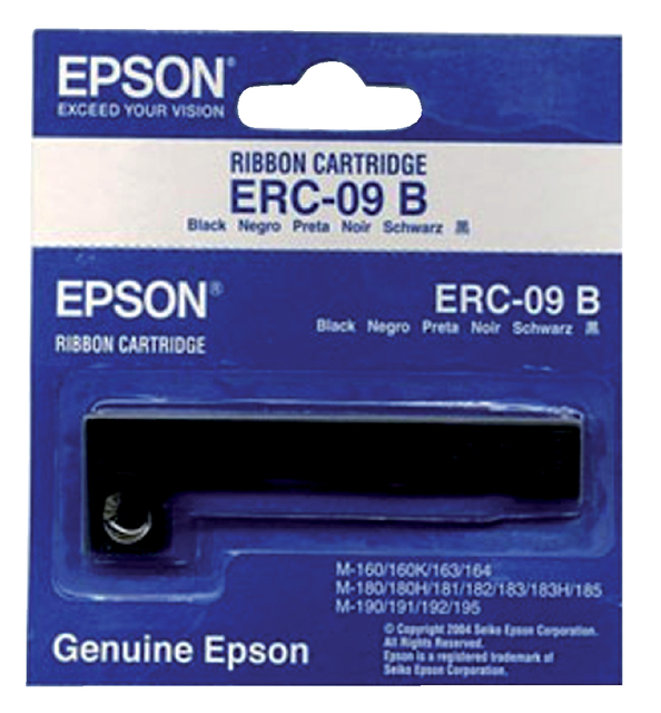 Lint Epson S015166 voor ERC09 nylon zwart