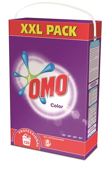 Omo Professional Waspoeder Color XXl pack doos 84kg