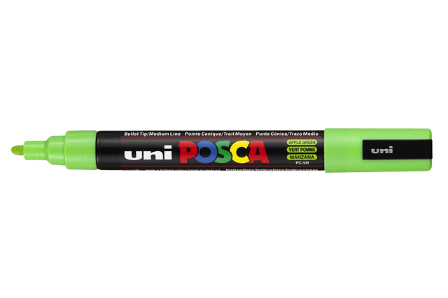 Verfstift Posca PC5M medium appelgroen