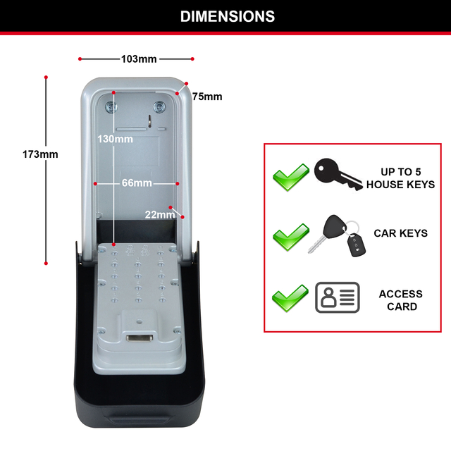 Sleutelkluis MasterLock Select Access XL cijfercombinatieslot