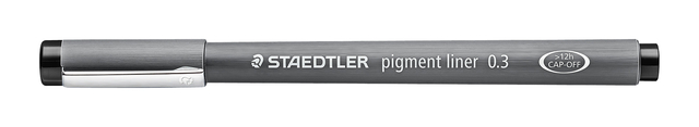 Fineliner Staedtler Pigment 308 zwart 0.3mm