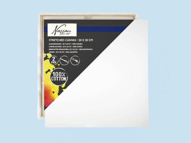 Canvas Art Sensations 20x20cm 100% katoen 2 stuks