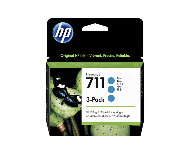 Inktcartridge HP CZ134A 711 blauw