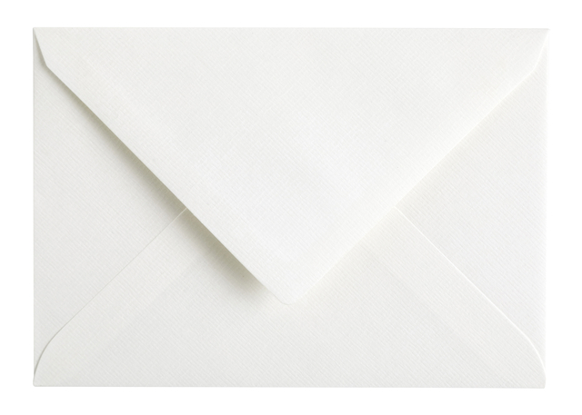 Envelop Papicolor C6 114x162mm hagelwit pak à 6 stuks