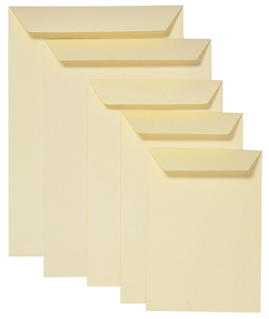 Envelop Quantore akte EA3 312x441mm cremekraft 250 stuks