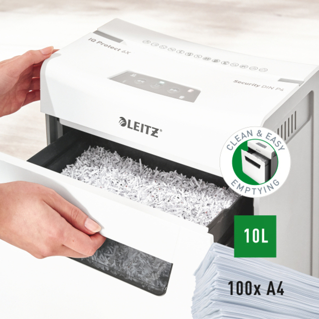 Papiervernietiger Leitz IQ Protect Premium 6X P4 snippers