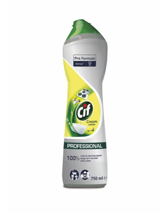 Cif Pro Formula Schuurmiddel Lemon 750ml doos 8x075l