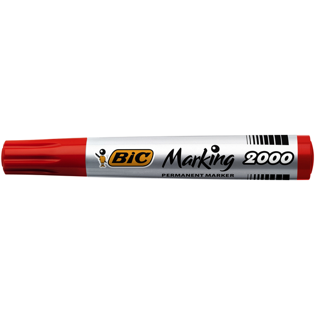 Viltstift Bic 2000 ecolutions rond large rood