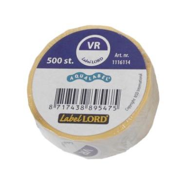 Labellord Aqua etiket VR zonder weg op rol 500st