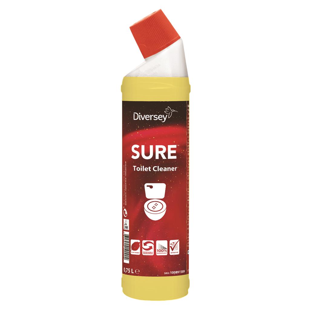 SURE Toilet Cleaner Toiletreiniger doos 6x750 ml