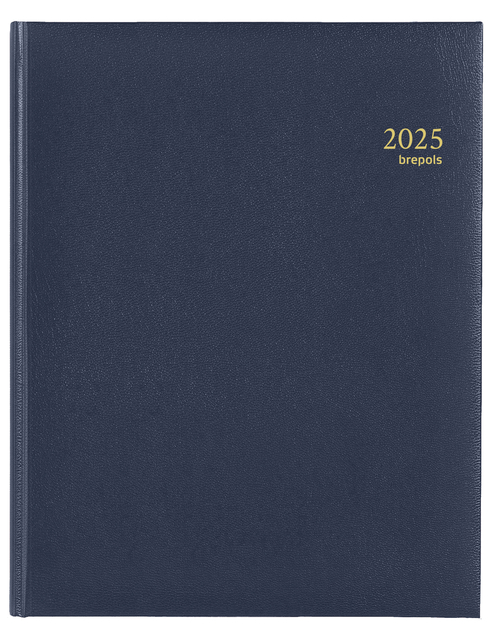 Agenda 2025 Brepols Concorde Lima 7dagen/2pagina's blauw