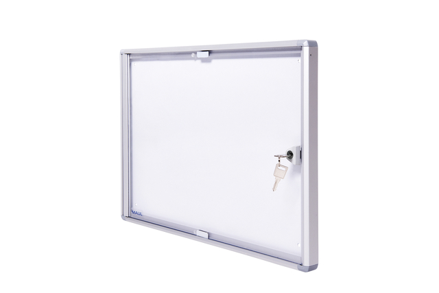 Binnenvitrine wand MAULextraslim whiteboard 2xA4 met slot