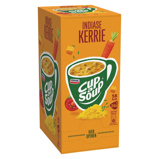 Cup-a-Soup Unox Indiase kerrie 24x140ml