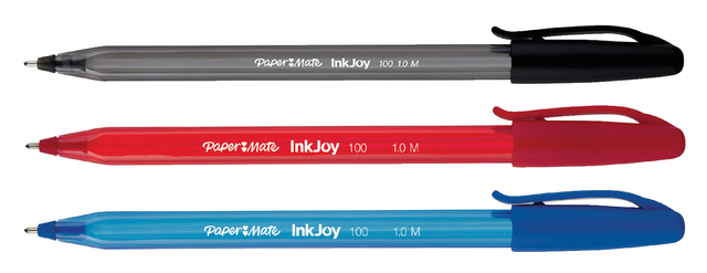 Balpen Paper Mate Inkjoy 100 medium blauw