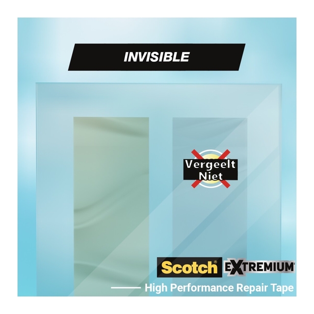 Plakband Scotch Extremium invisible 48mmx25m transparant