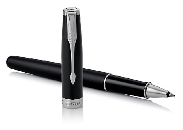 Rollerpen Parker Sonnet matte black CT fijn