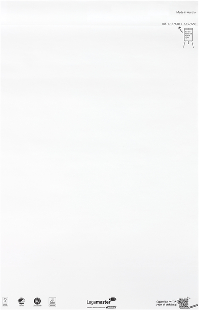 Flipoverpapier Legamaster SKETCH ECO blanco 2x 50 vellen