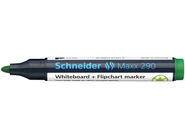 Viltstift Schneider Maxx 290 whiteboard rond 2-3mm assorti doos à 3+1 gratis