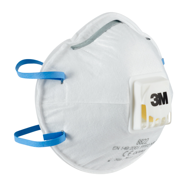 Stofmasker 3M voor schuren 8822 FFP2 met ventiel 5 stuks