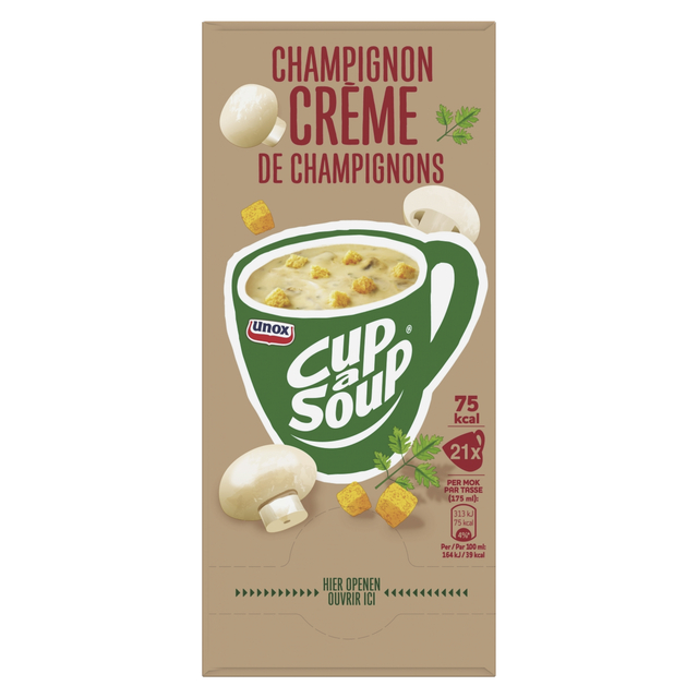 Cup-a-Soup Unox champignon crème 21x175ml