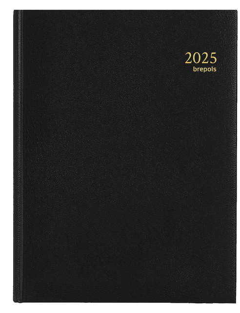 Agenda 2025 Brepols Timing Lima 7dagen/2pagina's zwart