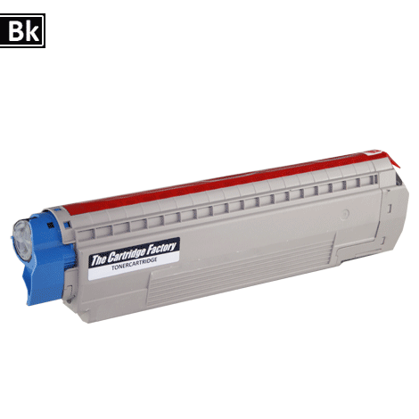 Huismerk toner - Oki (Cartridge) 43487712 compatibel, zwart