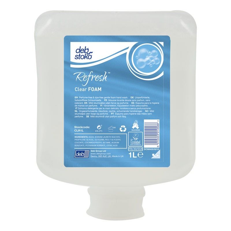 Deb Clear Foam Wash flacon per 6x1 liter