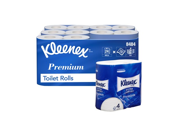 Kimberly Clark Kleenex Toiletrol 4-lgs 20mtr pak 24x160vel