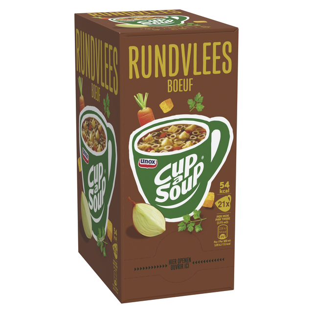 Cup-a-Soup Unox rundvlees 21x175ml