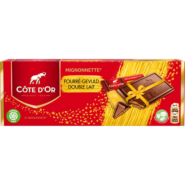 Chocolade Cote d'Or mignonnette melk 21x10 gram