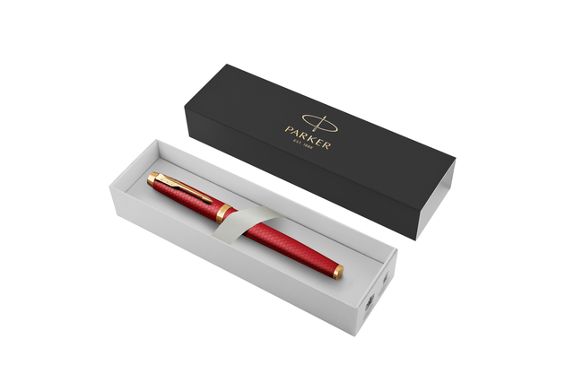 Rollerpen Parker IM Premium deep red GT fijn