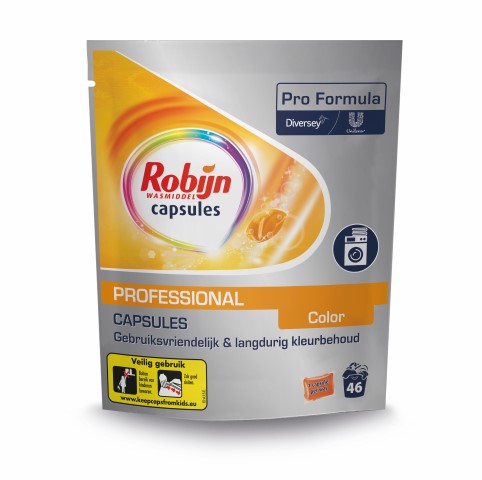 Robijn wasmiddel capsules color doos 4x46st