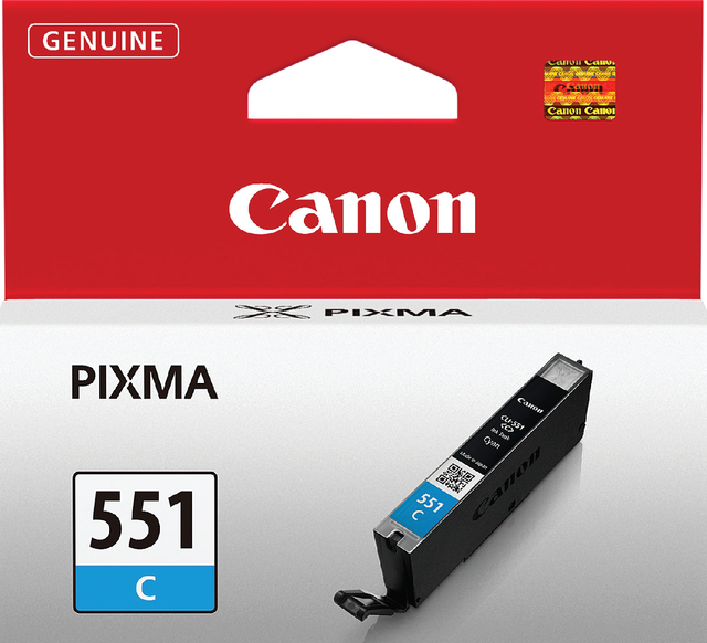 Inktcartridge Canon CLI-551 blauw