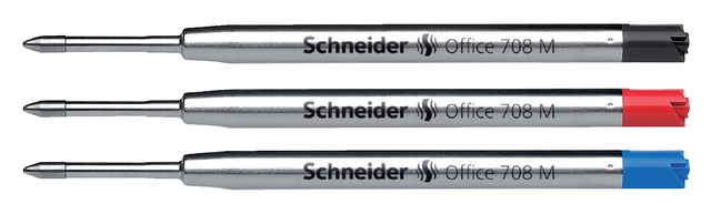 Balpenvulling Schneider 7081 Jumbo tbv Parker medium zwart