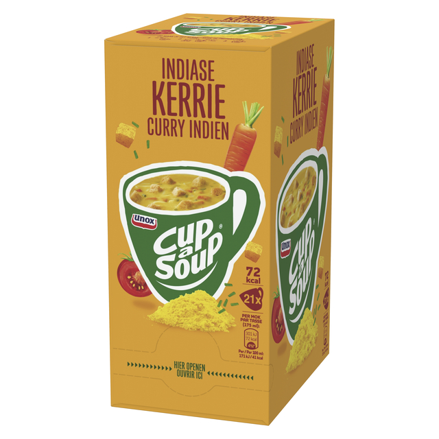 Cup-a-Soup Unox Indiase kerrie 21x175ml