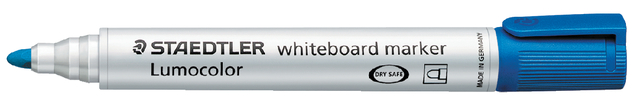 Viltstift Staedtler Lumocolor 351 whiteboard rond blauw 2mm