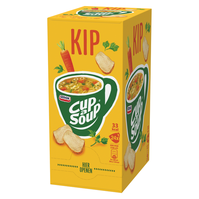 Cup-a-Soup Unox kip 24x140ml