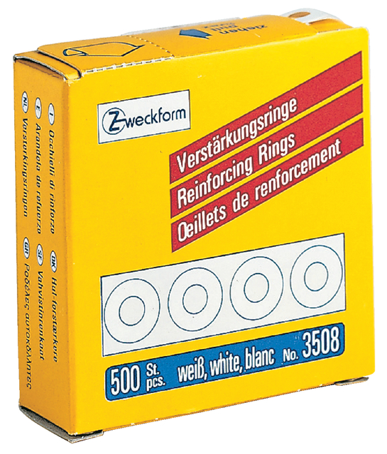 Versterkingsringen Avery Zweckform 3508 13Mm 500stuks wit