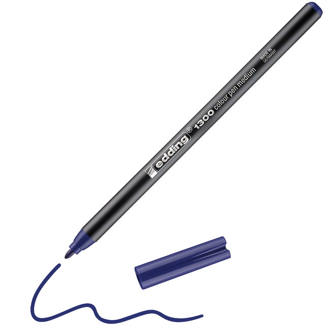 Fineliner edding 1300 medium blauw