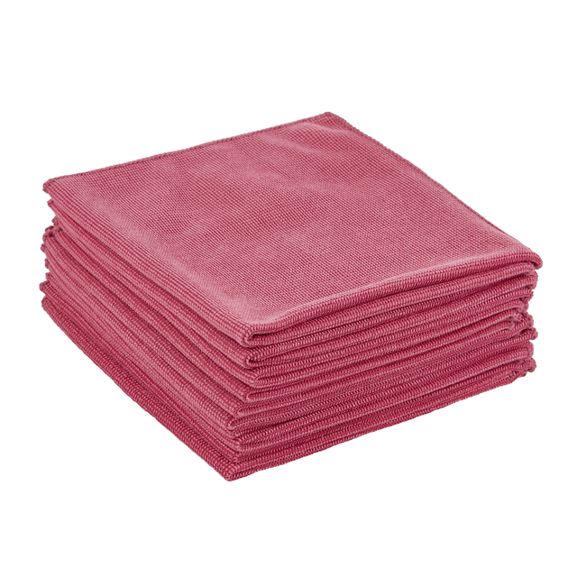 Microvezeldoek Scotch-Brite Essential 360x360mm rood 10 stuks