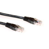 Eminent Zwarte 2 meter U/UTP CAT6 patchkabel met RJ45 connectoren