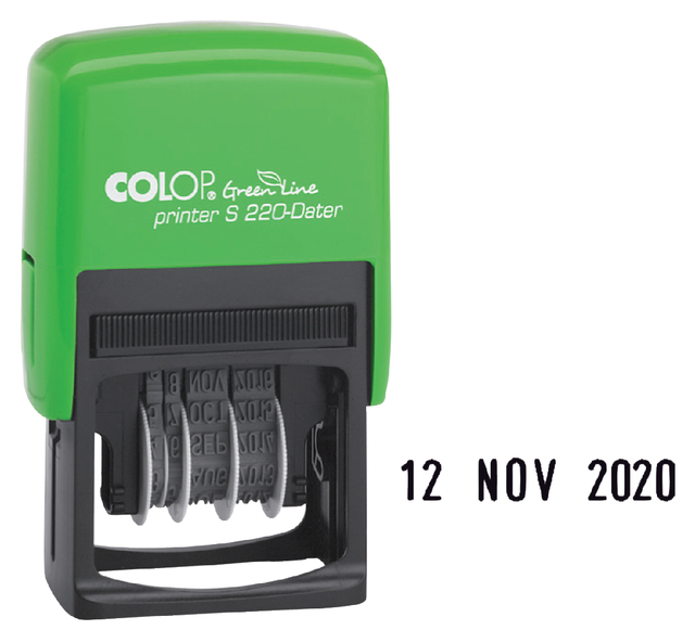 Datumstempel Colop S220 green line 4mm