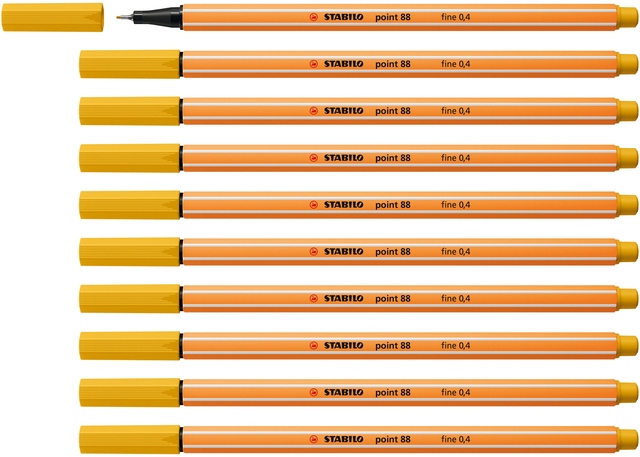 Fineliner STABILO point 88/87 fijn curry