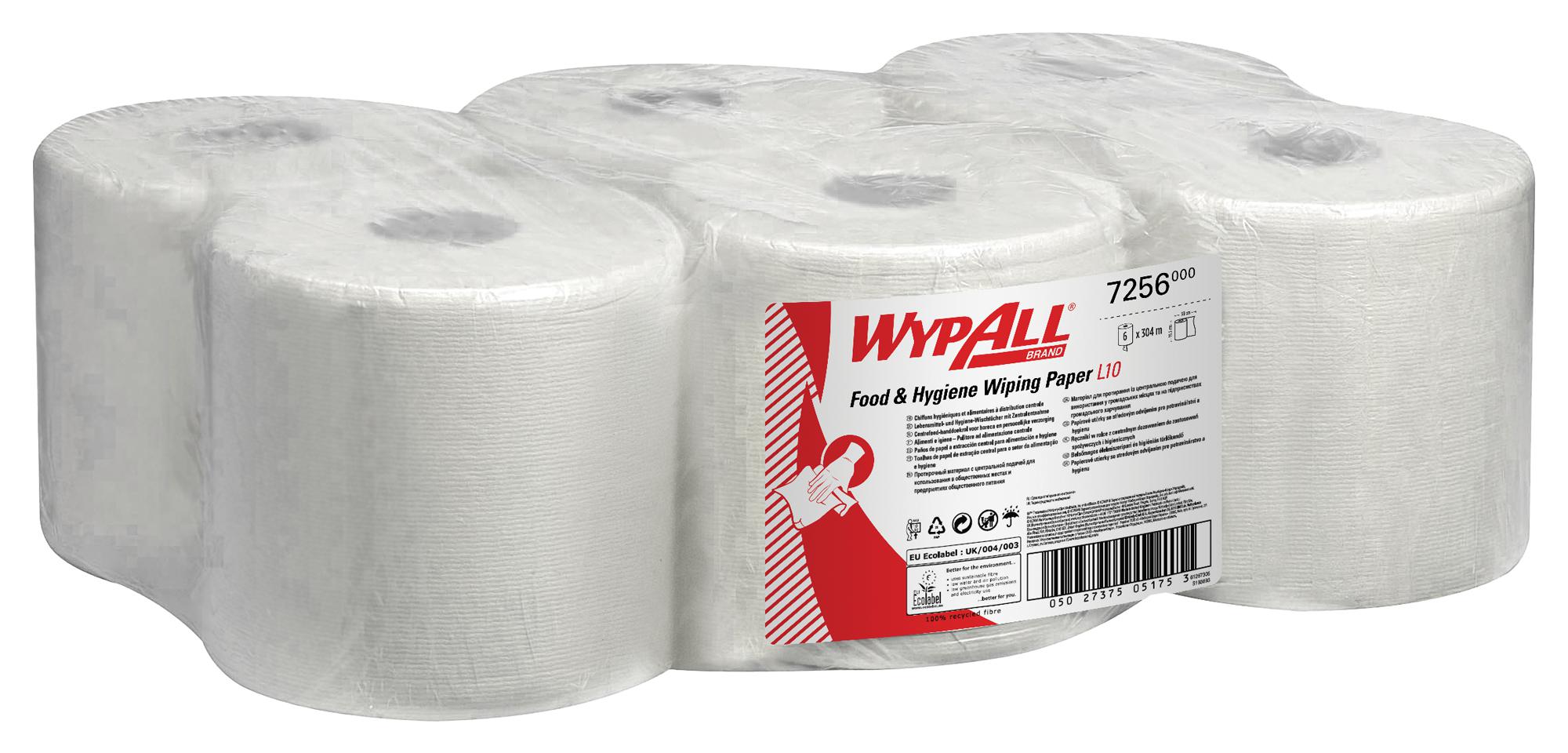 Kimberly Clark WypAll L10 Reinigingsdoek 1lg Wit pak 6st