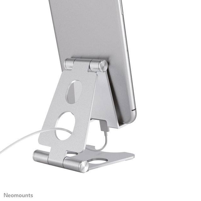 Telefoonstandaard Neomounts DS10-150SL1 opvouwbaar Zilver