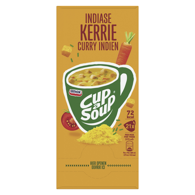 Cup-a-Soup Unox Indiase kerrie 21x175ml