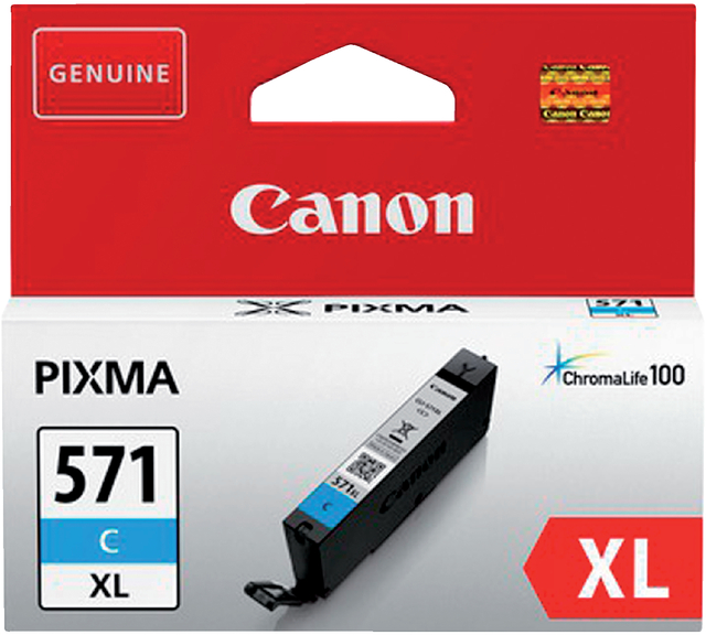 Inktcartridge Canon CLI-571XL  blauw